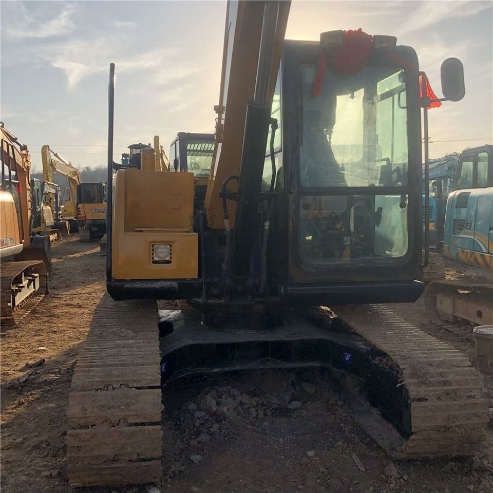 2024 Sany SY95C mini excavator, front-quarter view