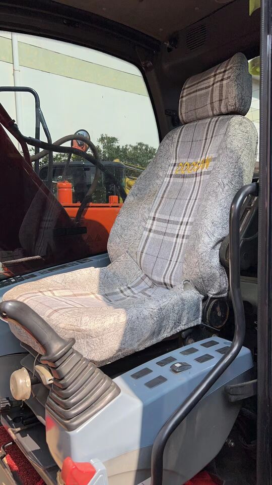 2023 Doosan DX140LC crawler excavator interior cab view