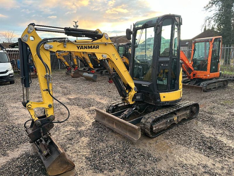 2018 Yanmar VIO26 mini excavator, side view 2018 Yanmar VIO26 mini excavator, side view