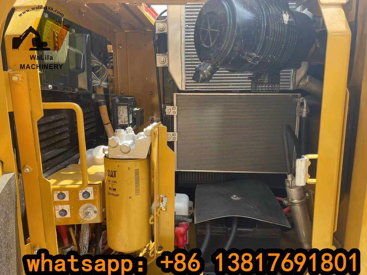 2023 Caterpillar 312D engine compartment view 2023 Caterpillar 312D engine compartment view