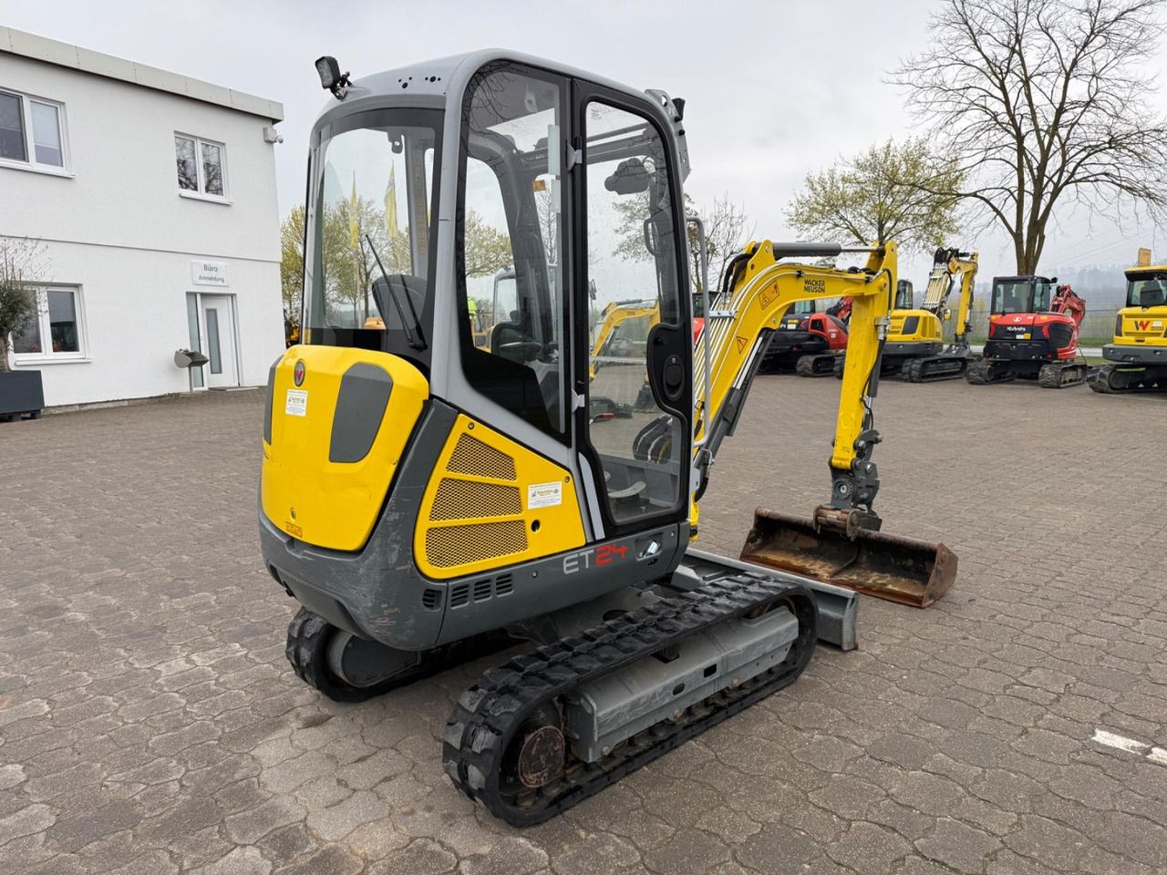 2024 Wacker Neuson ET24 mini excavator, front three-quarter view 2024 Wacker Neuson ET24 mini excavator, front three-quarter view
