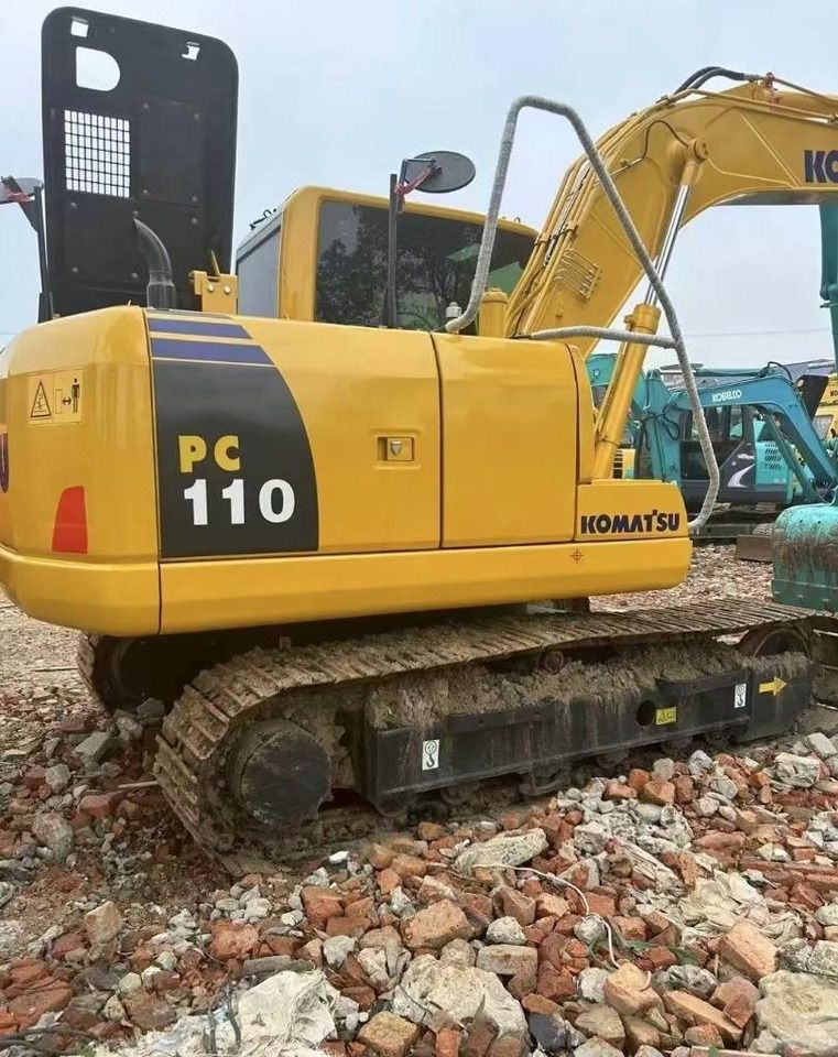2024 Komatsu PC110 crawler excavator, rear three-quarter view 2024 Komatsu PC110 crawler excavator, rear three-quarter view