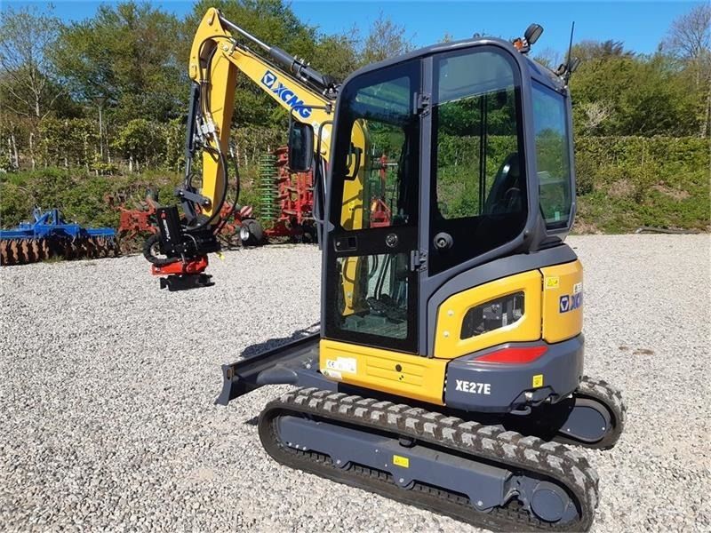 2026 XCMG XE27E mini excavator, rear three-quarter view 2026 XCMG XE27E mini excavator, rear three-quarter view