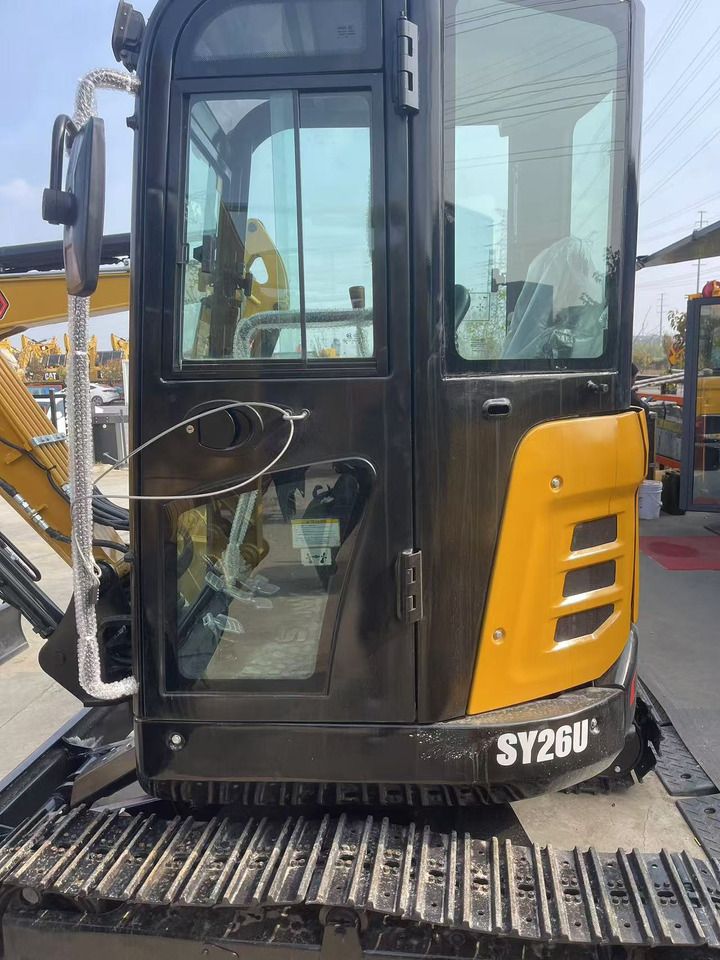 2023 Sany SY26U mini excavator cab side view