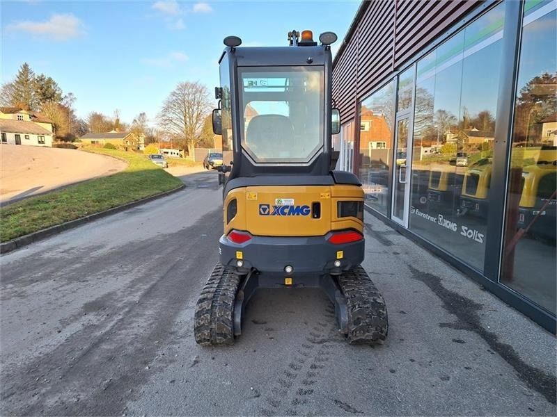 2022 XCMG XE27E mini excavator rear view