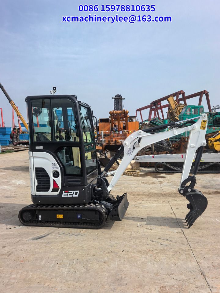 2023 Bobcat E20 mini excavator, side view 2023 Bobcat E20 mini excavator, side view