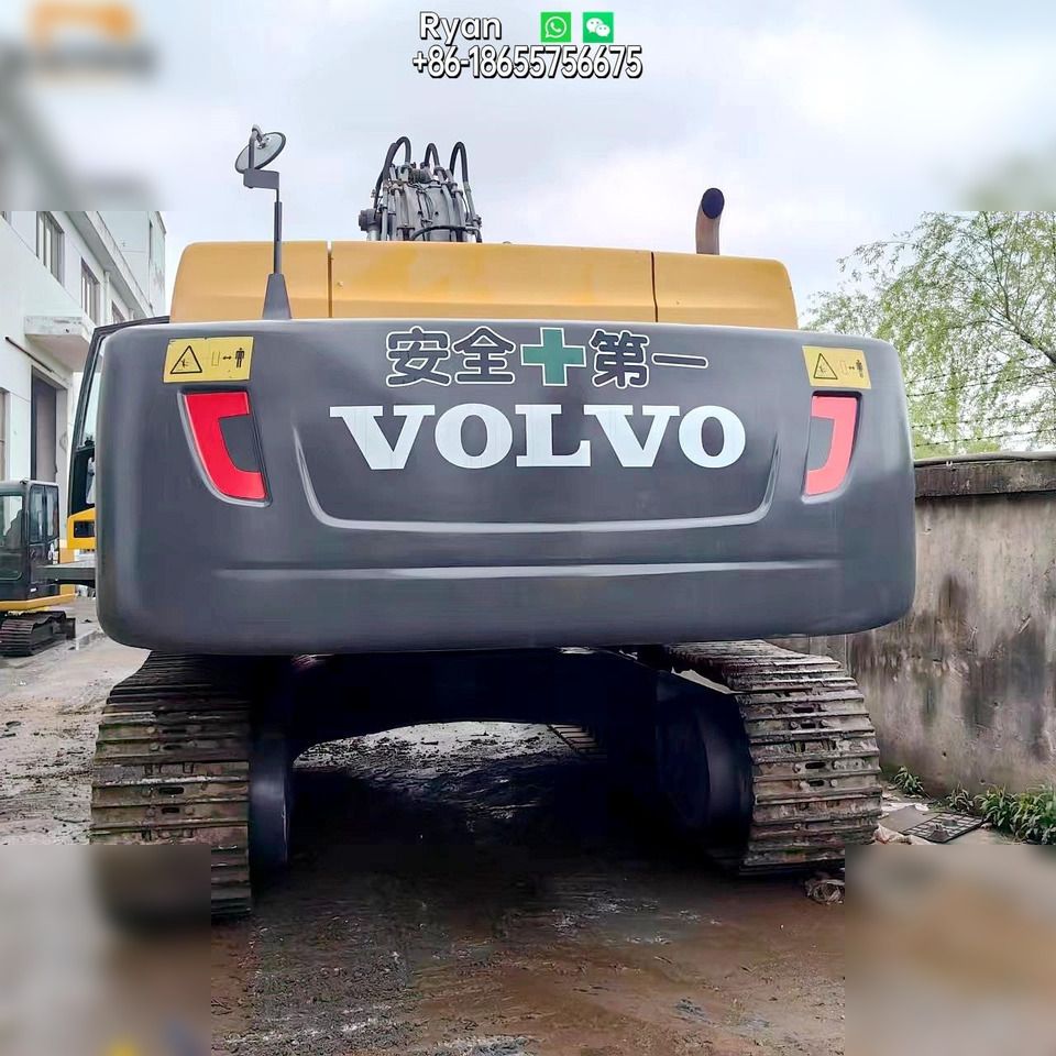 2019 Volvo EC480DL crawler excavator rear view