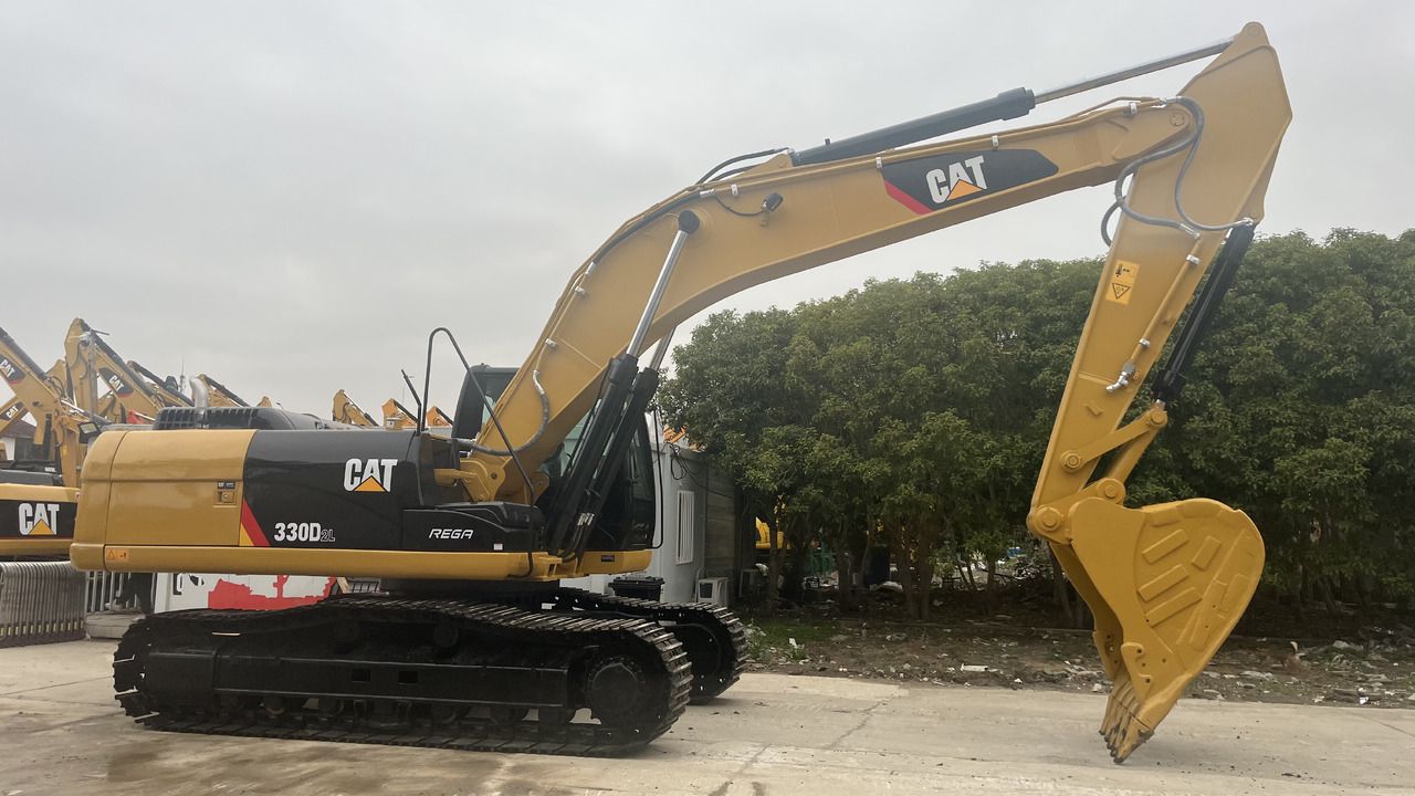 2023 Caterpillar 330D2L crawler excavator, side view