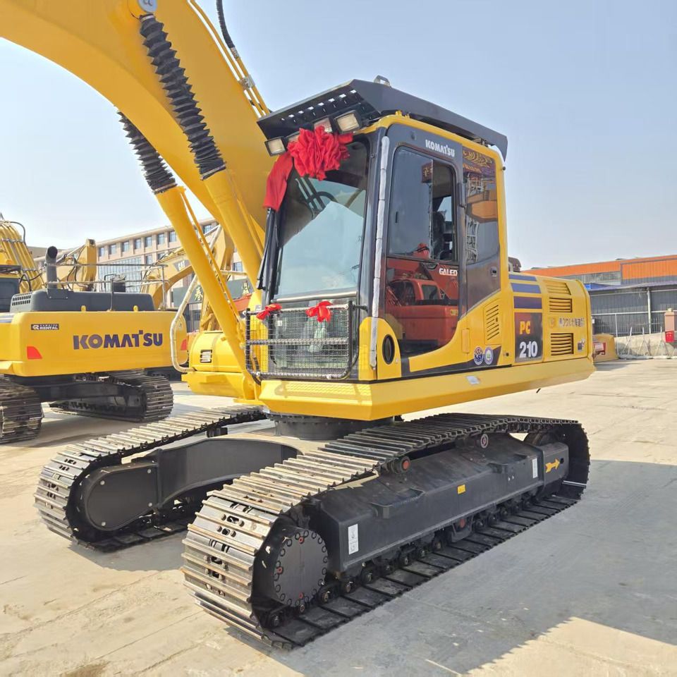 2024 Komatsu PC210 crawler excavator, front three-quarter view 2024 Komatsu PC210 crawler excavator, front three-quarter view