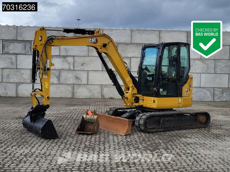 2022 Caterpillar 305C mini excavator, side view