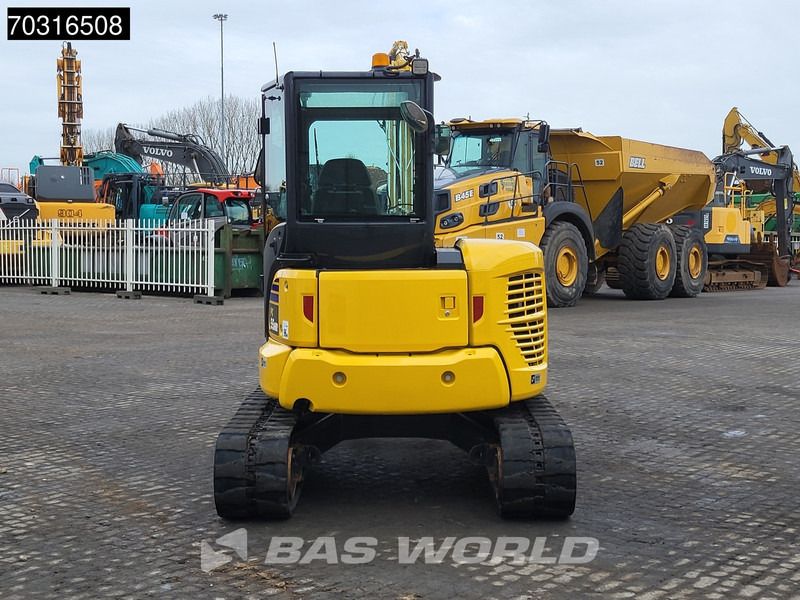 2024 Komatsu PC55MR-5 mini excavator, rear view