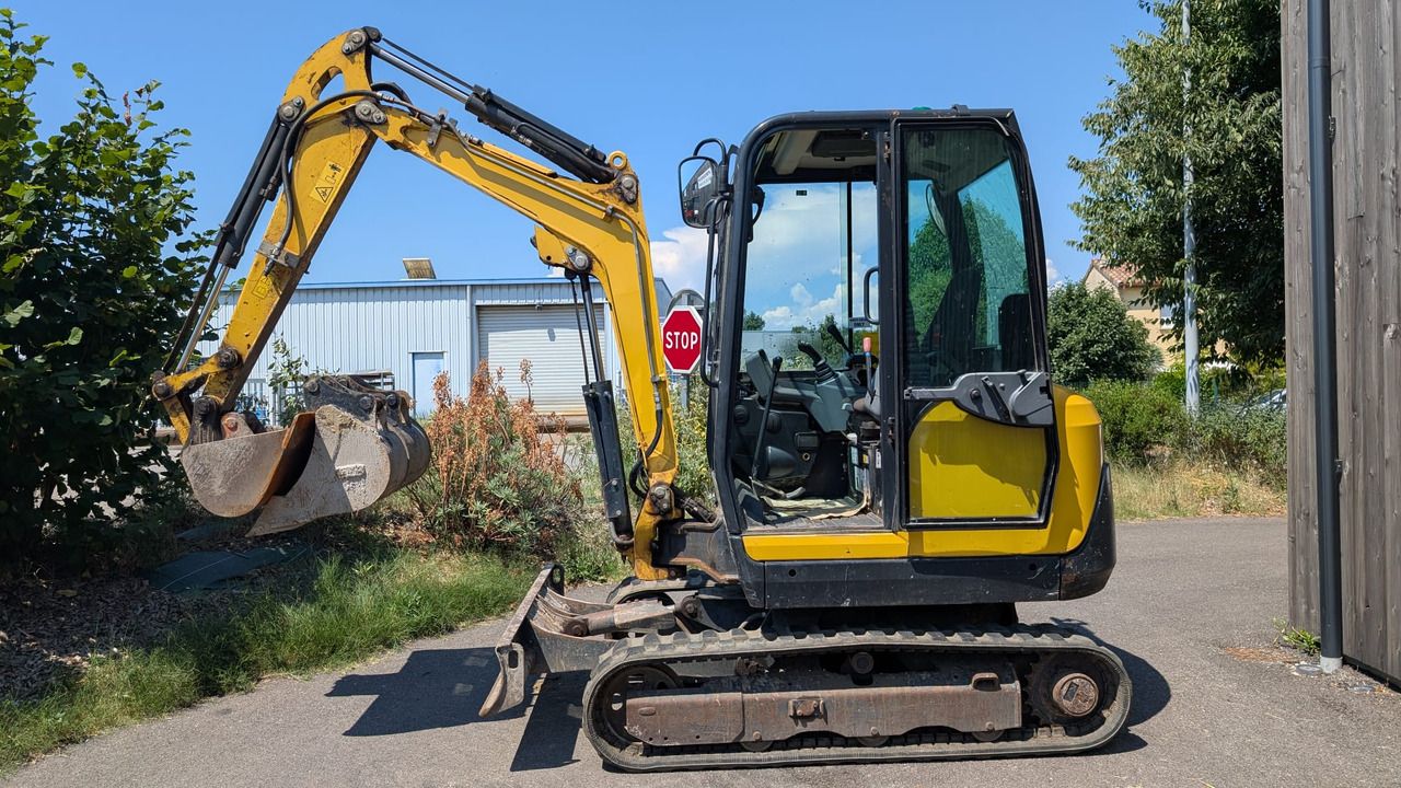 2021 Yanmar SV26 mini excavator, side view