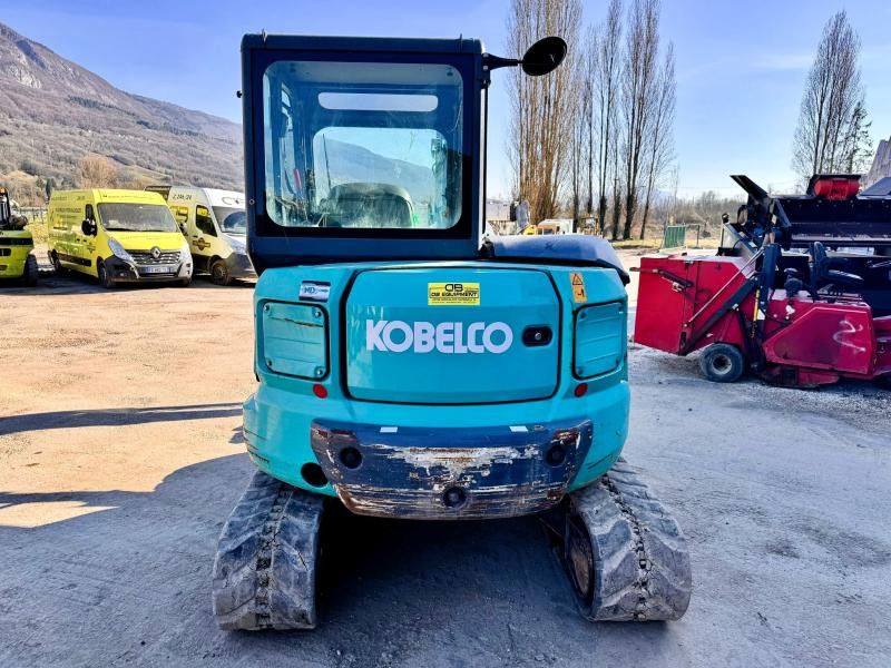 2016 Kobelco SK45SRX-6 crawler excavator rear view 2016 Kobelco SK45SRX-6 crawler excavator rear view