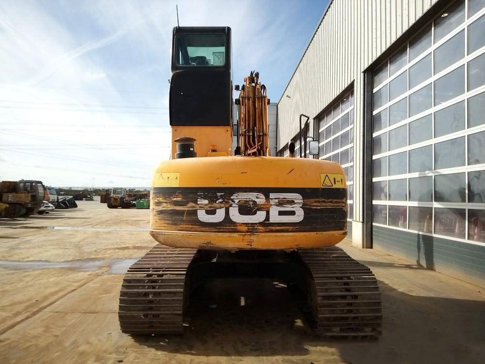 2010 JCB JS145HD material handler, rear view