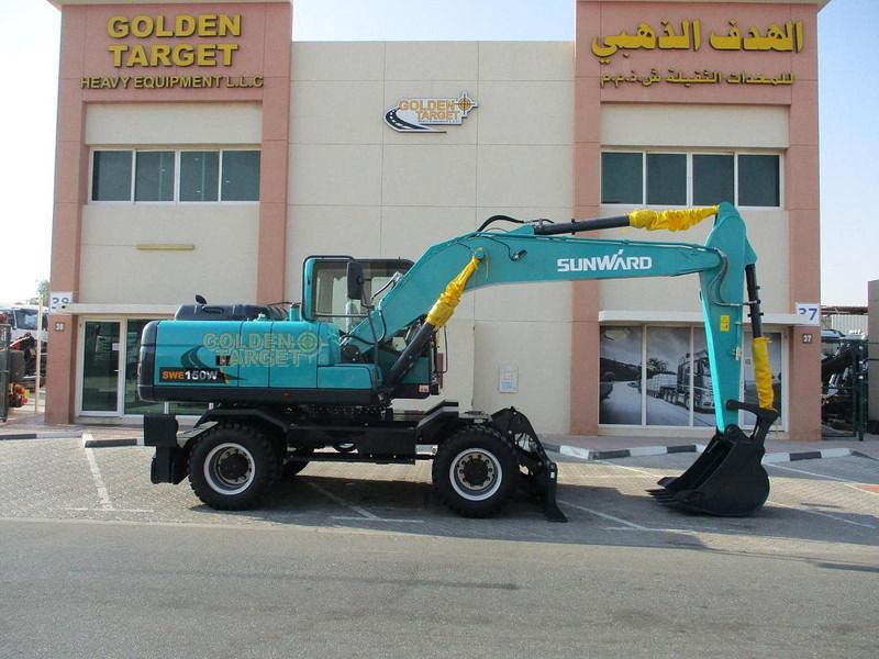 2024 Sunward SWE150W wheel excavator, side profile view
