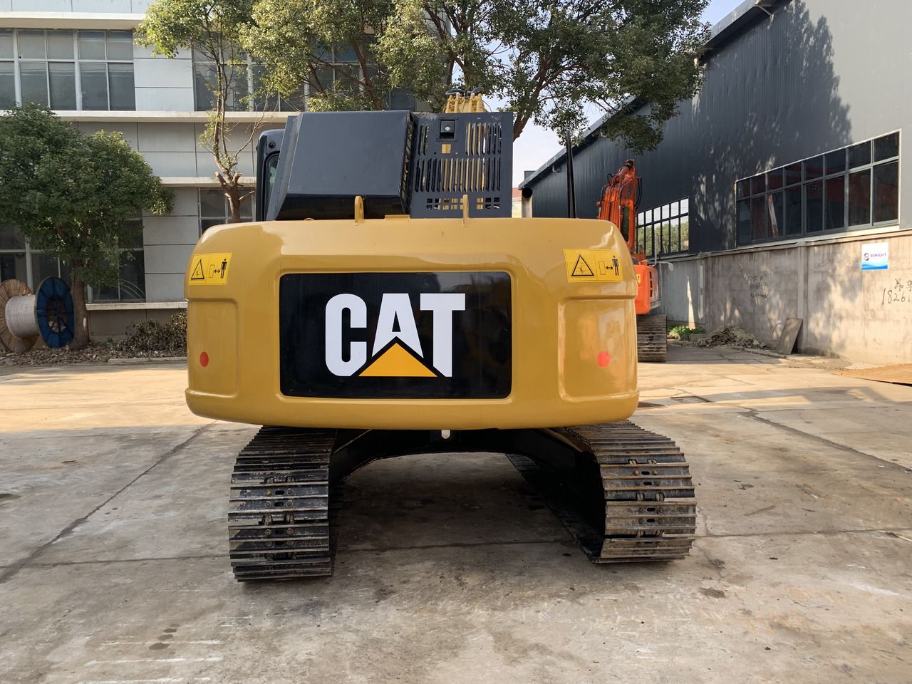 2022 Caterpillar 312D crawler excavator rear view