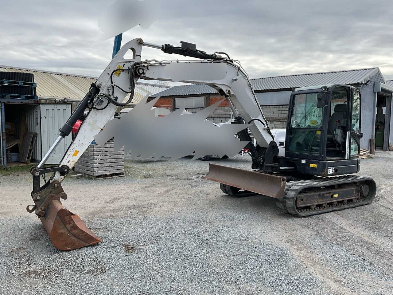 2017 Bobcat E85 crawler excavator, side view 2017 Bobcat E85 crawler excavator, side view