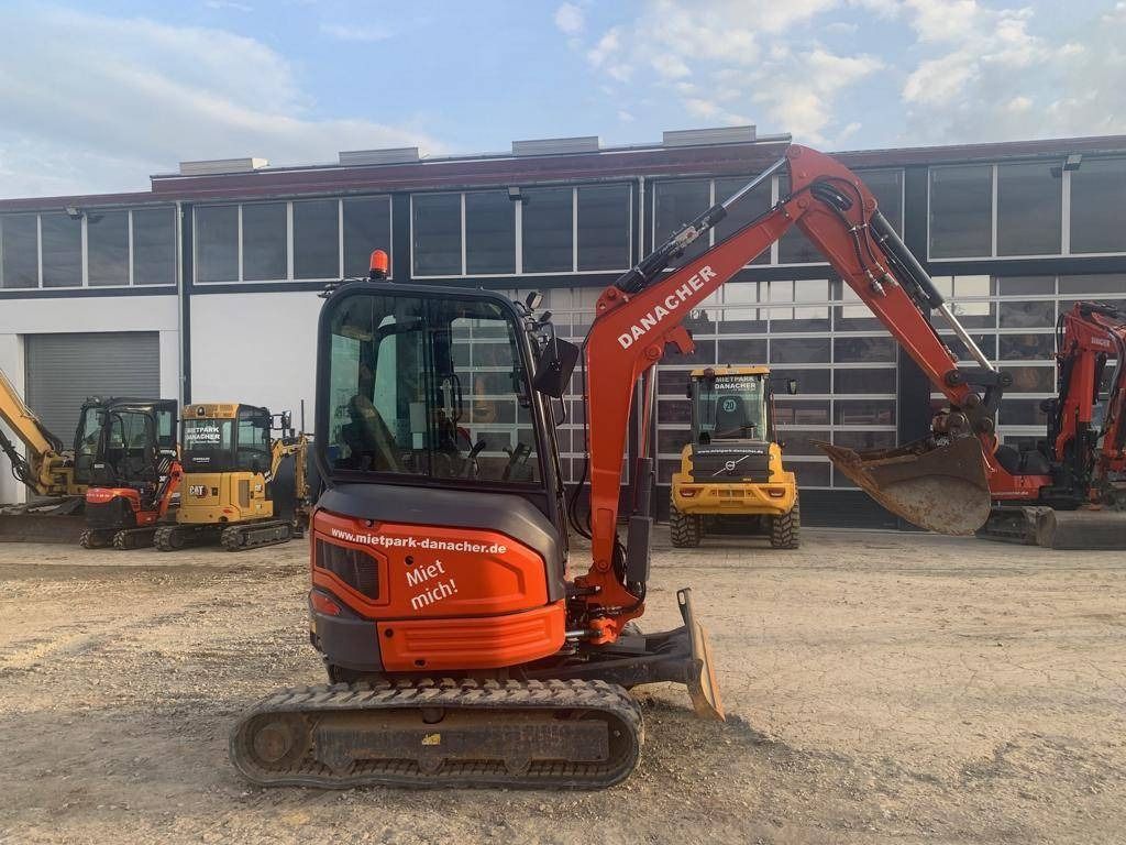 2023 XCMG XE27E mini excavator, side profile view
