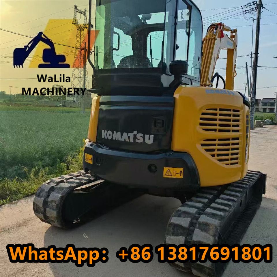 2023 Komatsu PC55 mini excavator rear view 2023 Komatsu PC55 mini excavator rear view