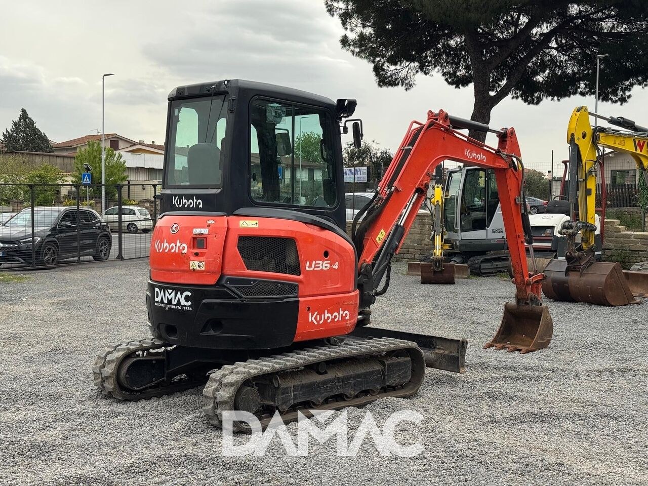 2018 Kubota U36-4 mini excavator, rear three-quarter view 2018 Kubota U36-4 mini excavator, rear three-quarter view