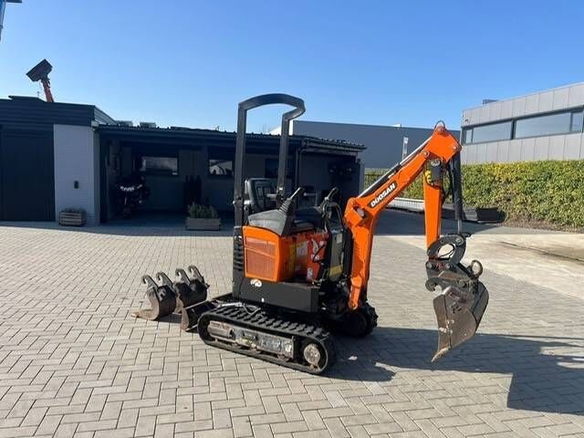 2022 Doosan DX10Z mini excavator, side view