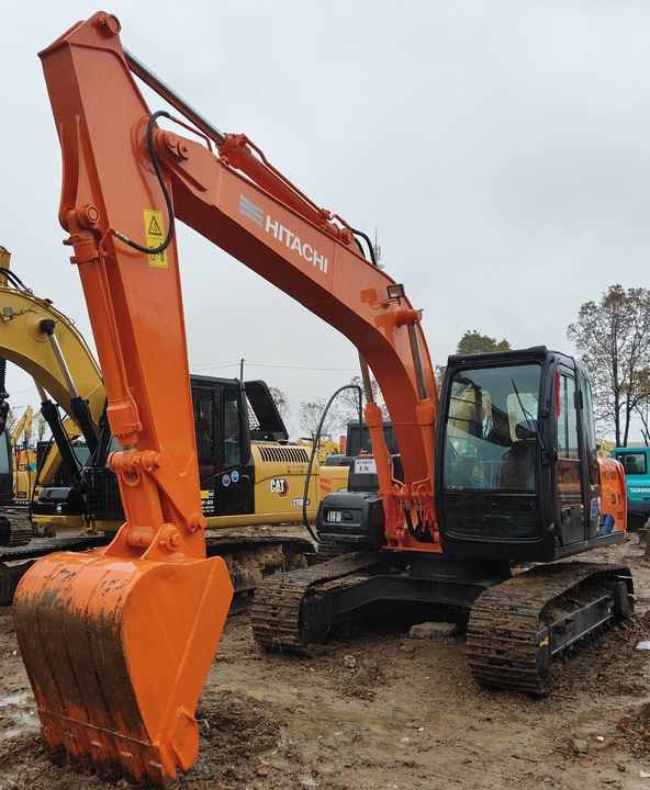 2025 Hitachi ZX120 crawler excavator, front three-quarter view