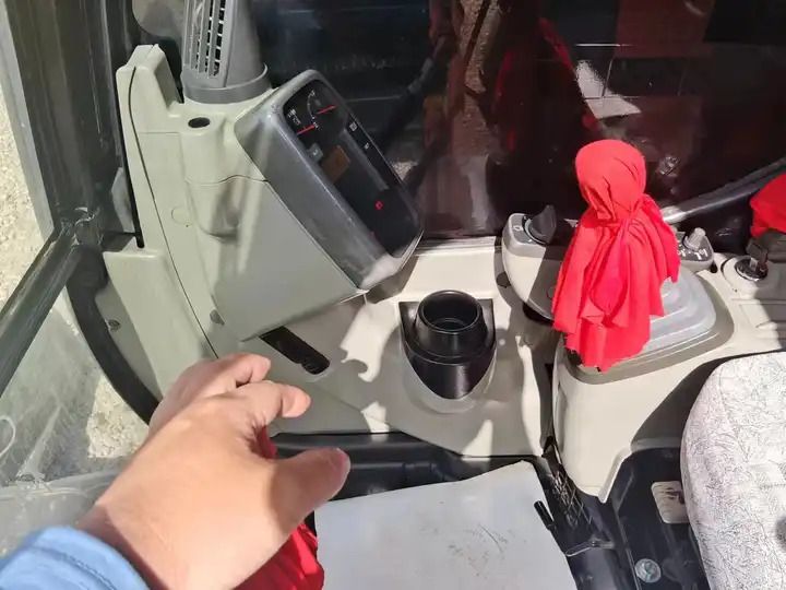 2019 Hitachi ZX70 crawler excavator interior cab view 2019 Hitachi ZX70 crawler excavator interior cab view
