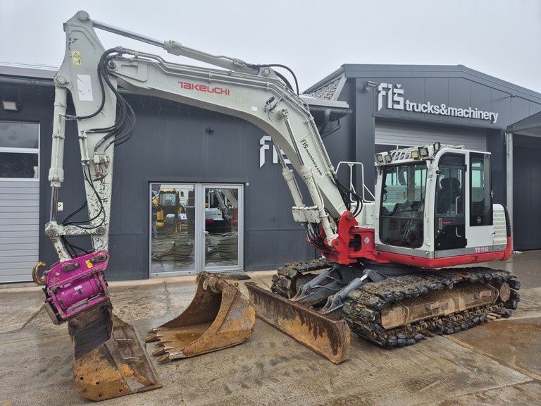 2012 Takeuchi TB1140 crawler excavator side view