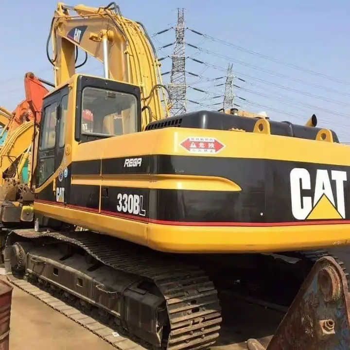 2017 Caterpillar 330BL crawler excavator, rear three-quarter view 2017 Caterpillar 330BL crawler excavator, rear three-quarter view