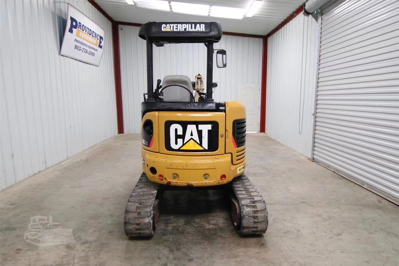 2022 Caterpillar 303C mini excavator, rear view 2022 Caterpillar 303C mini excavator, rear view