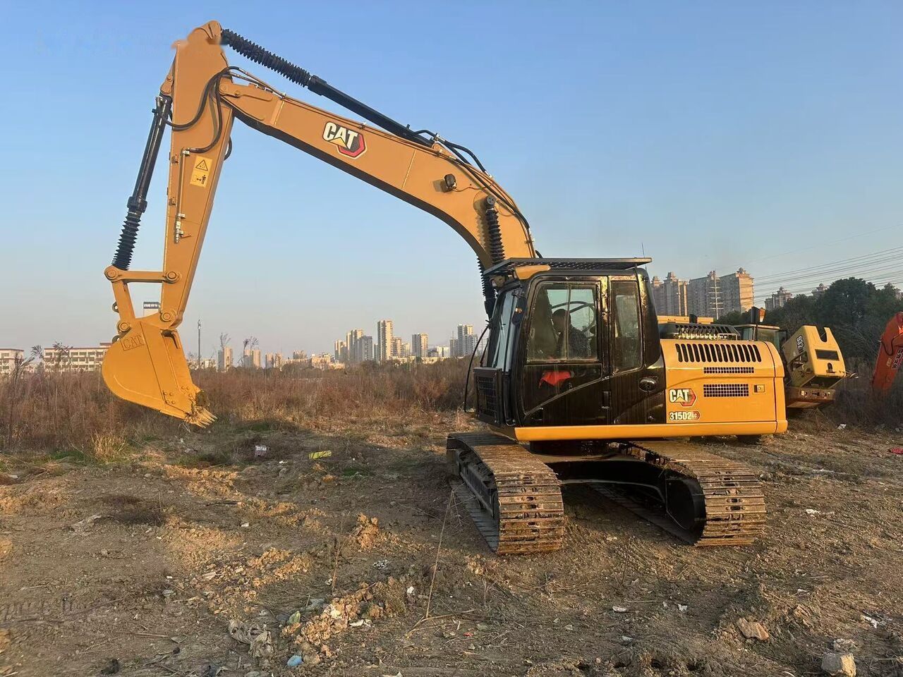 Caterpillar 315D2 crawler excavator side view