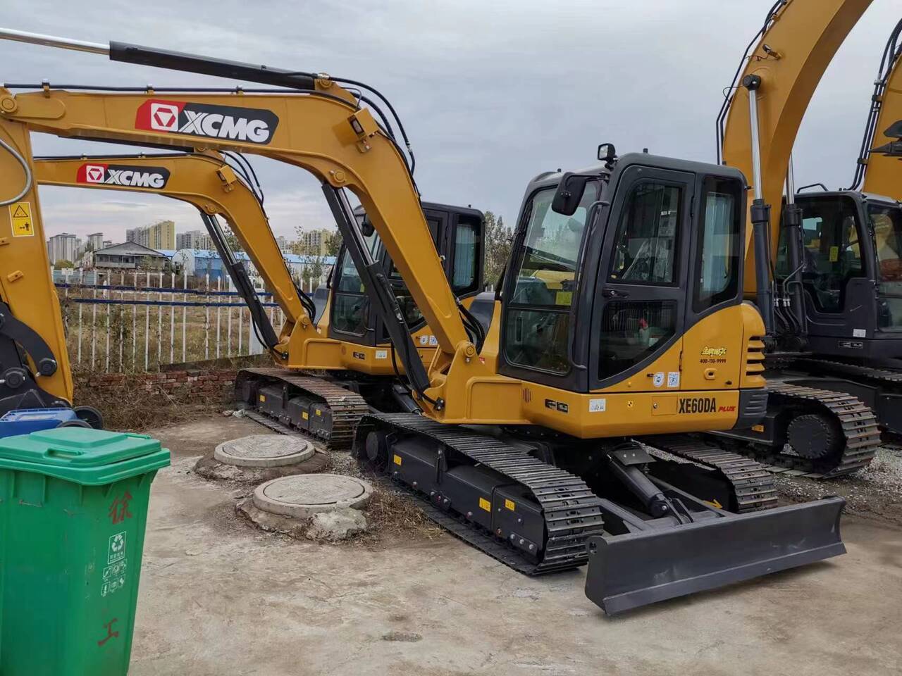 2022 XCMG XE60DA Plus crawler excavator, side view