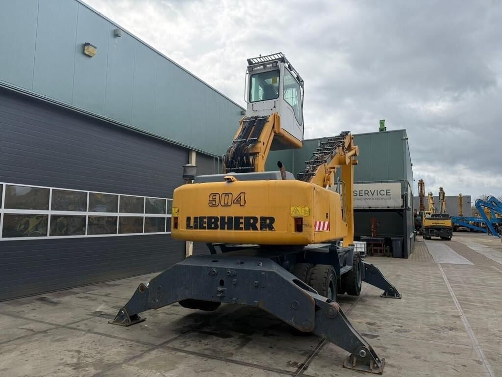 2012 Liebherr A904 C material handler, rear view