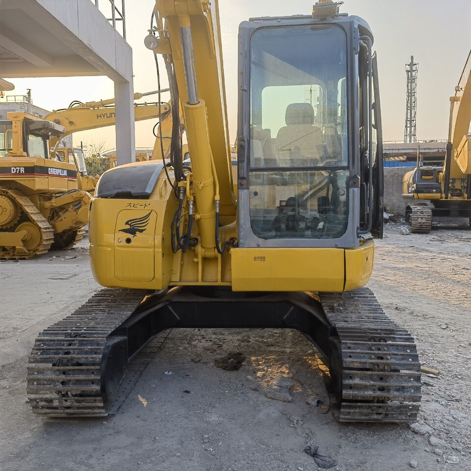 2023 Komatsu PC78US excavator, front view 2023 Komatsu PC78US excavator, front view