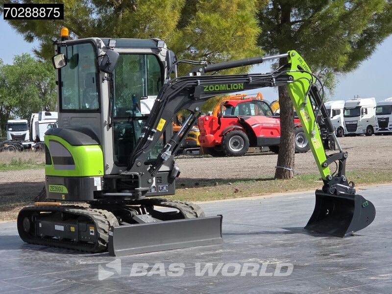 2024 Zoomlion ZE26GU mini excavator, side view 2024 Zoomlion ZE26GU mini excavator, side view