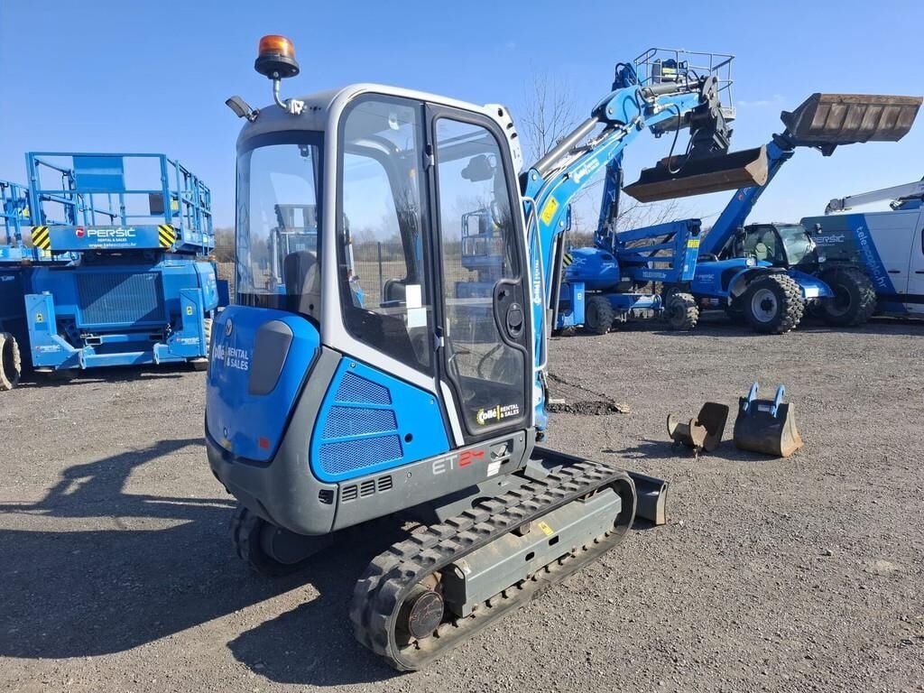 2021 Wacker Neuson ET24 mini excavator, rear three-quarter view