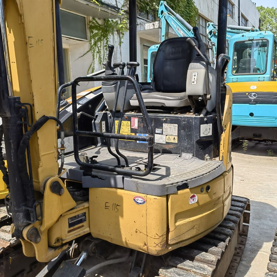 2022 Caterpillar 302C mini excavator operator station view 2022 Caterpillar 302C mini excavator operator station view
