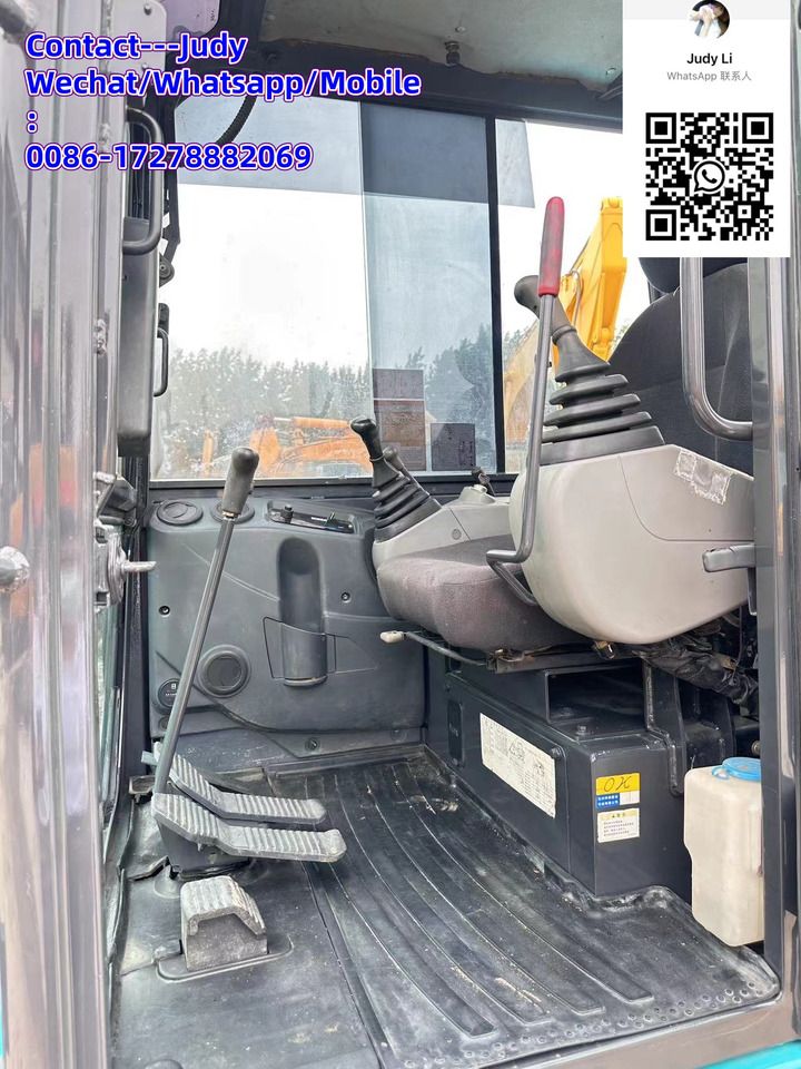 2021 Kobelco SK60 mini excavator interior view