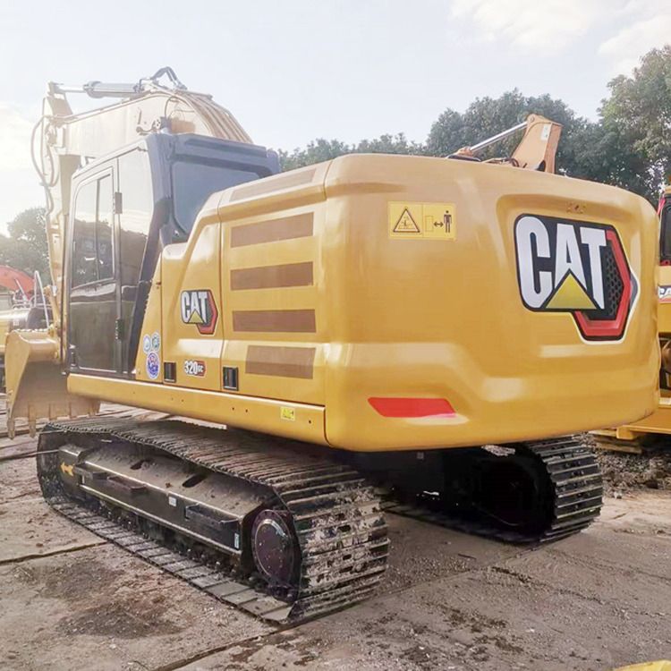 2018 Caterpillar 320GC crawler excavator, rear three-quarter view