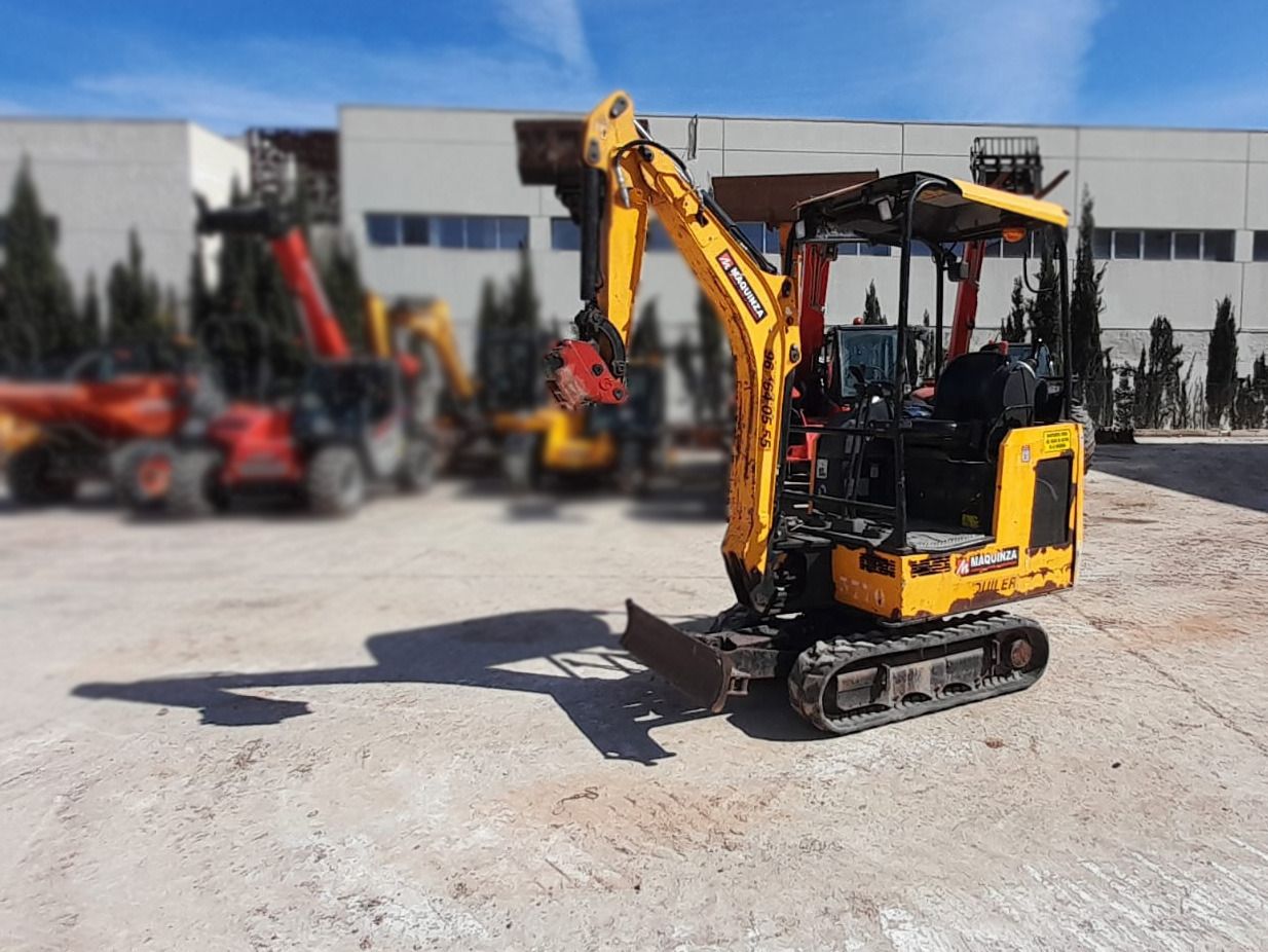2019 JCB 15C mini excavator, side view