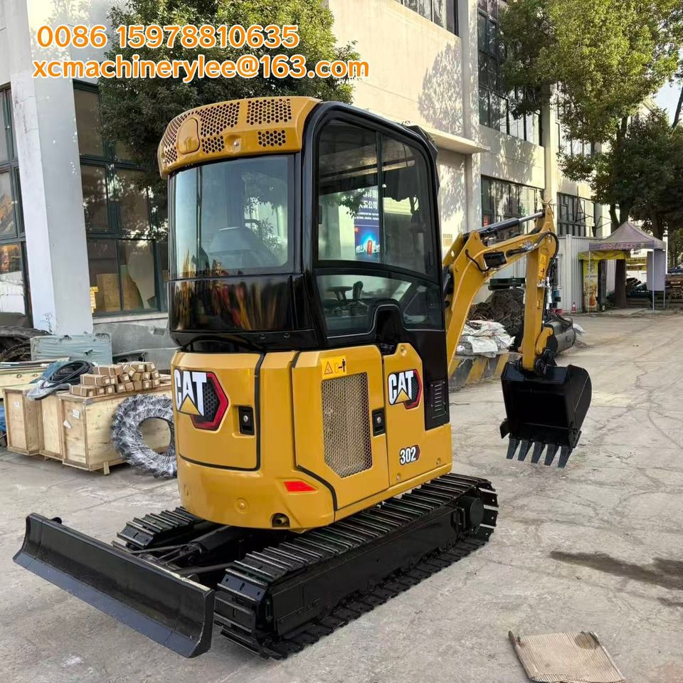 2025 Caterpillar 302 mini excavator, front three-quarter view 2025 Caterpillar 302 mini excavator, front three-quarter view