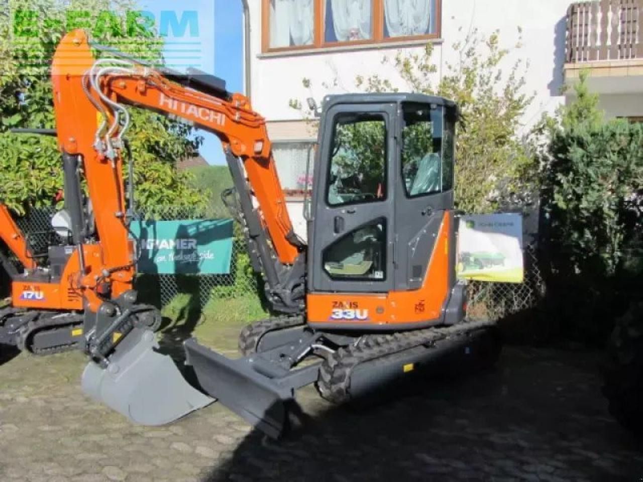 2022 Hitachi ZX33U-6 mini excavator, side view
