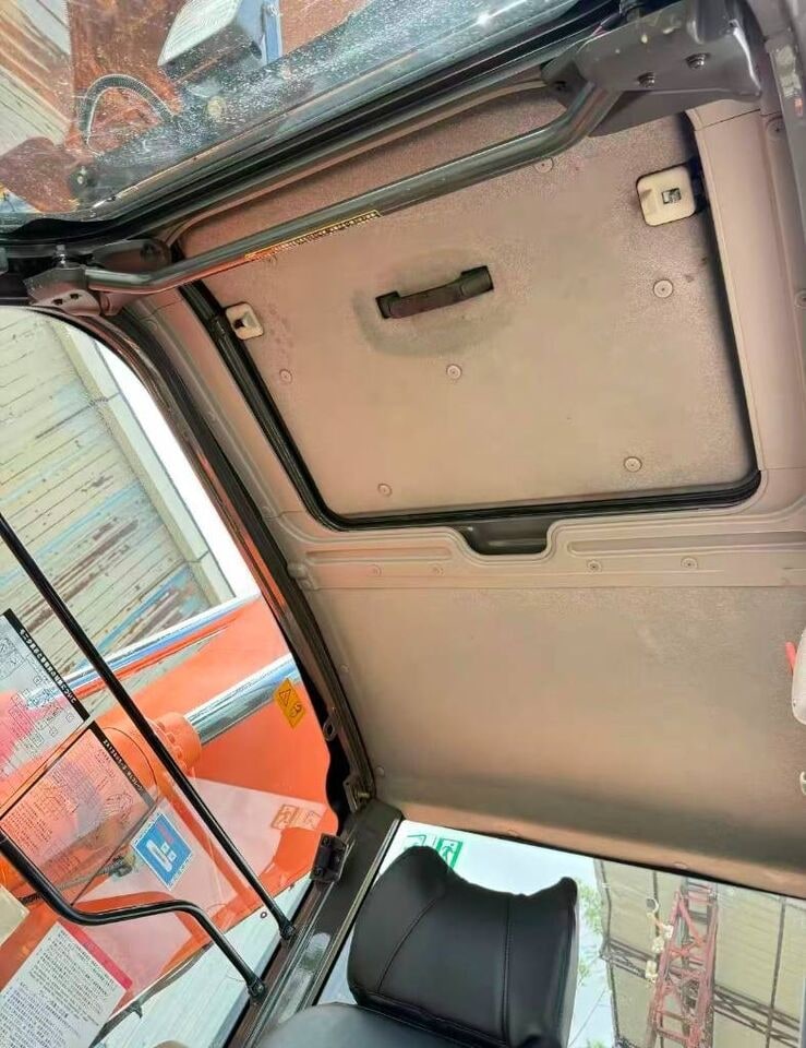 2025 Hitachi 135 crawler excavator interior cab view 2025 Hitachi 135 crawler excavator interior cab view