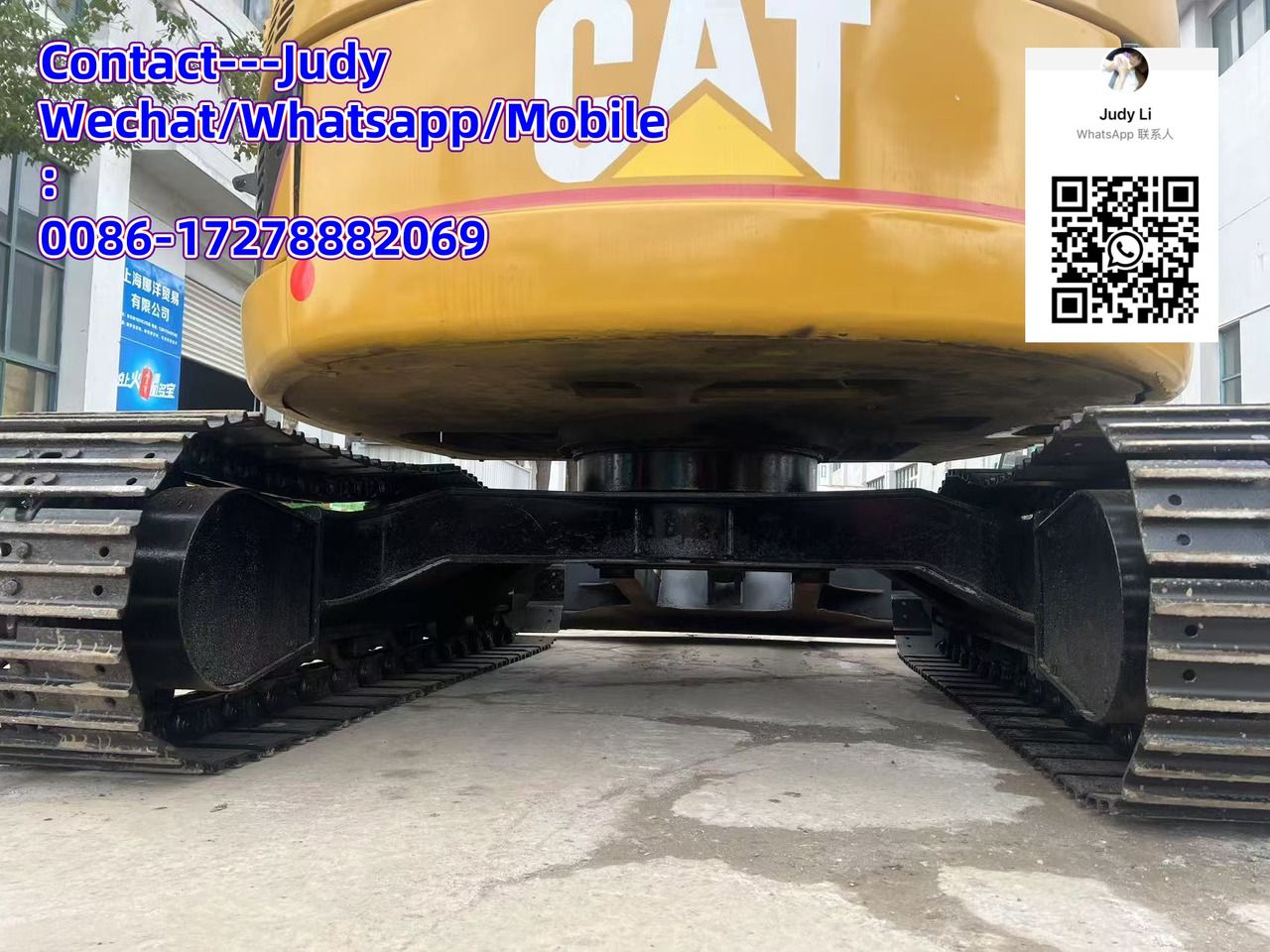 2021 Caterpillar 308D crawler excavator undercarriage view