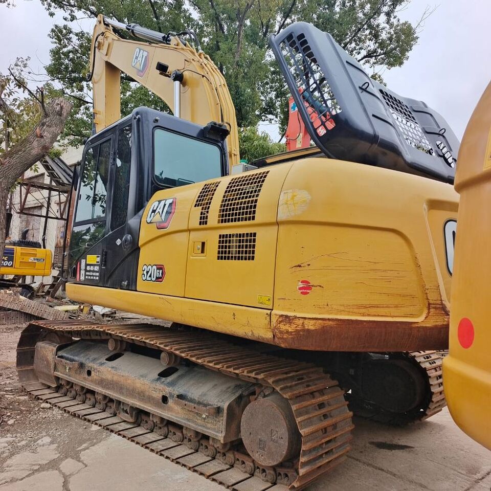 2024 Caterpillar 320GX crawler excavator, rear three-quarter view 2024 Caterpillar 320GX crawler excavator, rear three-quarter view