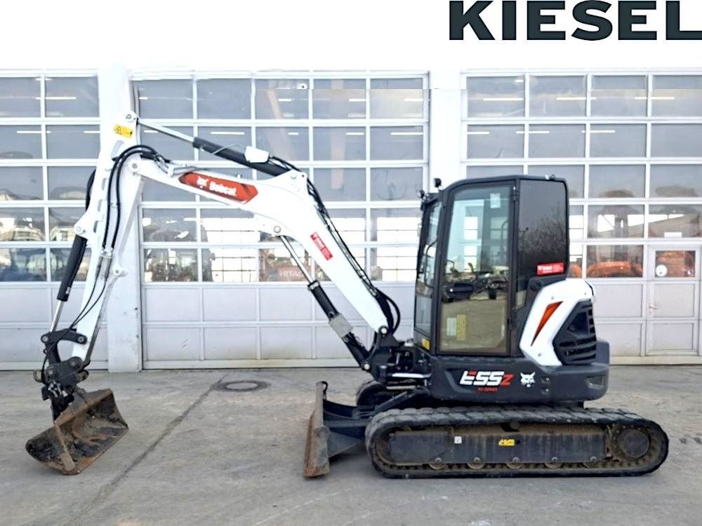 2022 Bobcat E55 Z mini excavator, side view