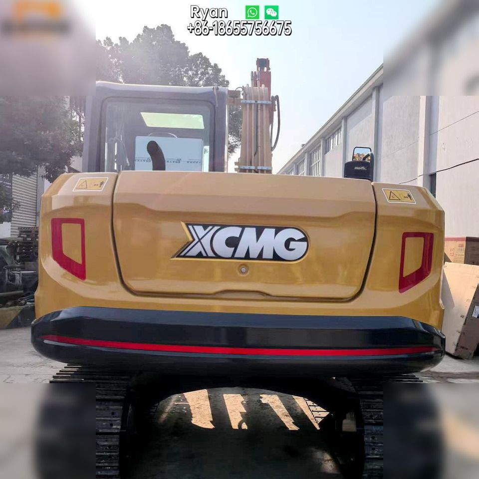 2025 XCMG XE75GA crawler excavator, rear view