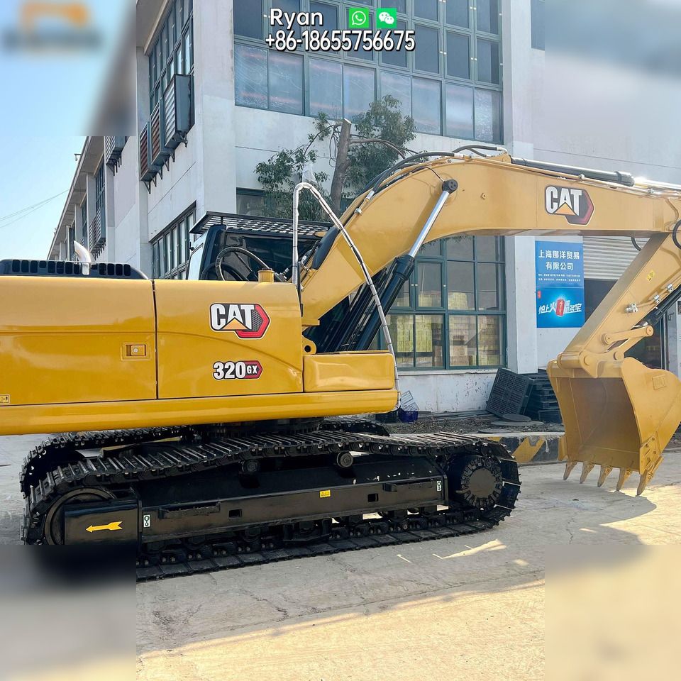 2022 Caterpillar 320GX crawler excavator side view 2022 Caterpillar 320GX crawler excavator side view