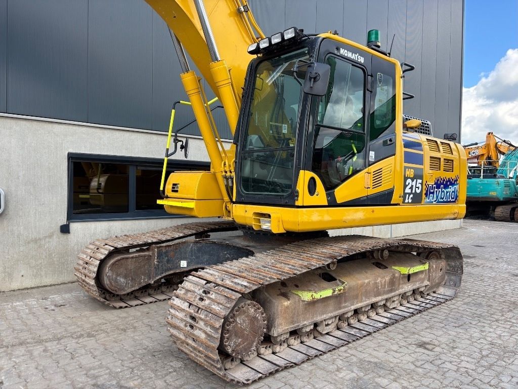2021 Komatsu HB 215LC Hybrid crawler excavator, side view