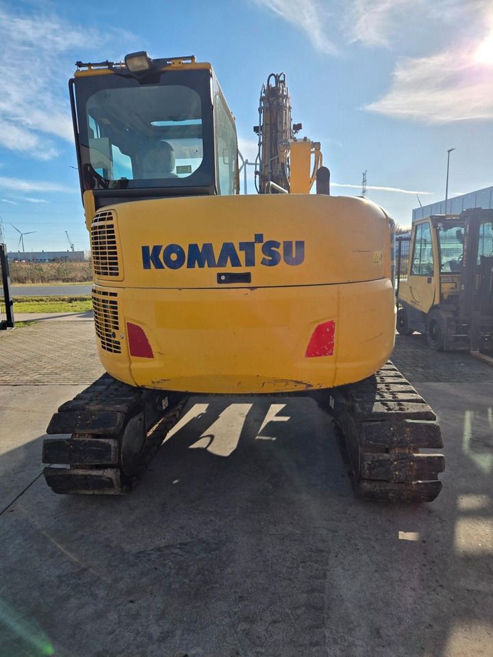 2016 Komatsu PC88MR-10 mini excavator, rear view 2016 Komatsu PC88MR-10 mini excavator, rear view